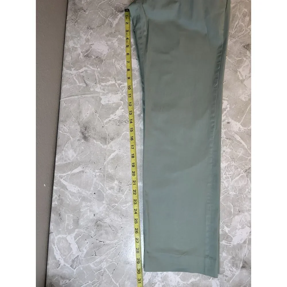 Murano‎ Mens Dress Pants Mens 34x32 Alex Fit Ultimate Modern Comfort Teal Green